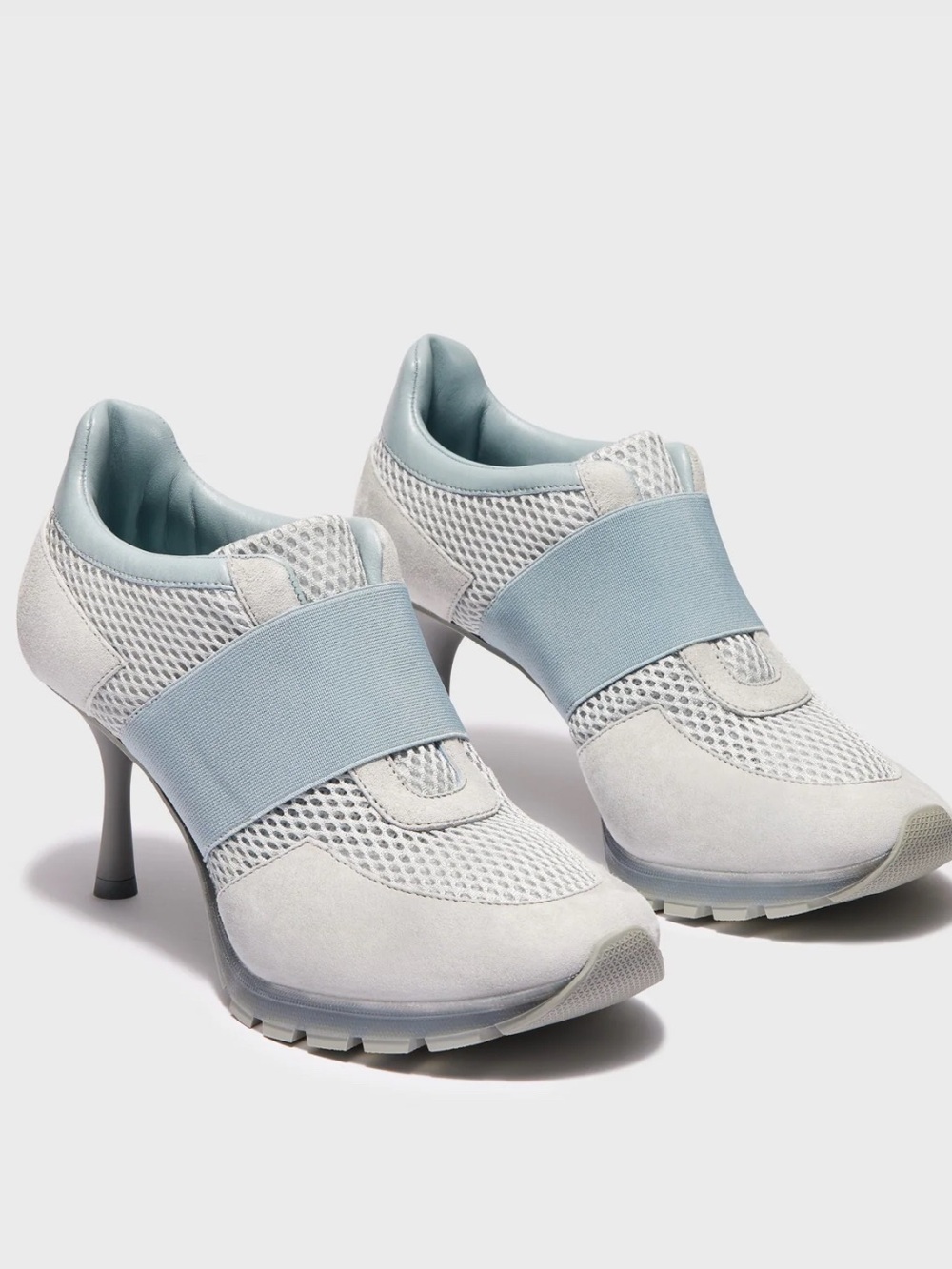 Sneex Heels The Icon Ice Blue Size 8